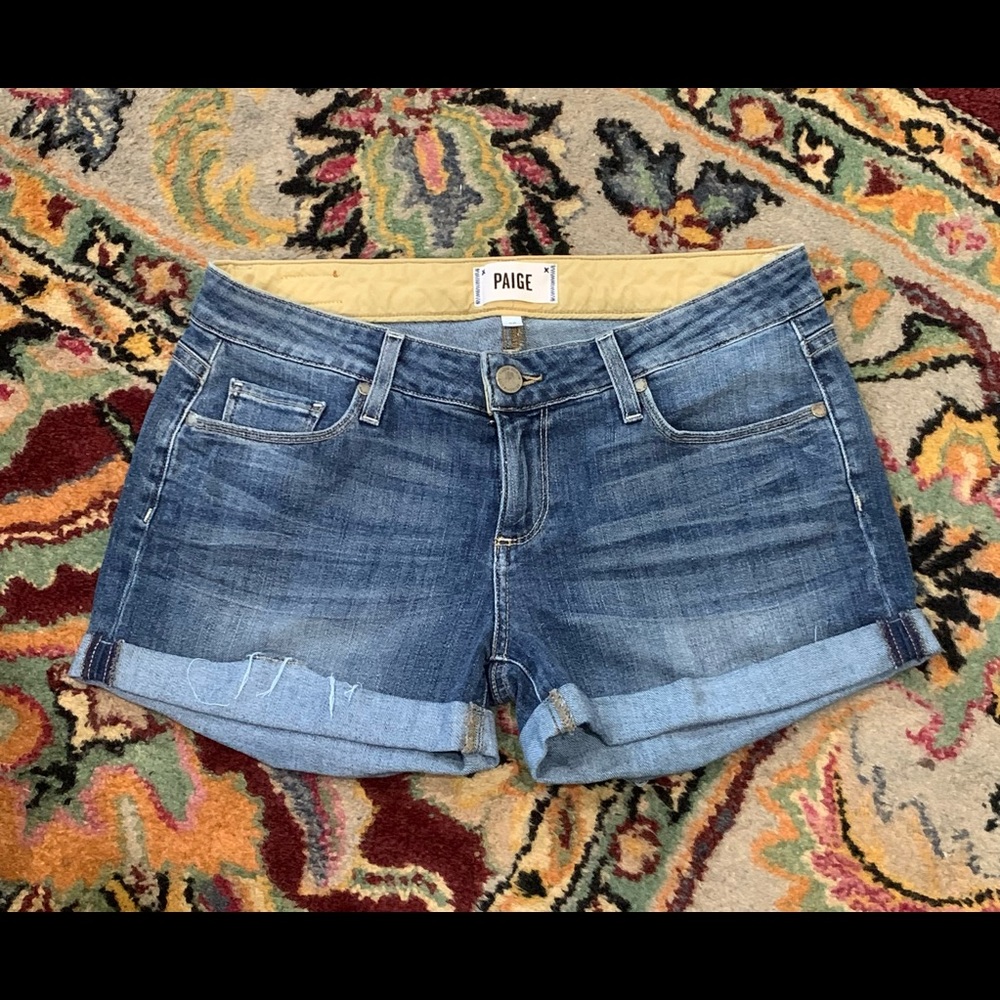 Paige Raw Hem Cuff Shorts